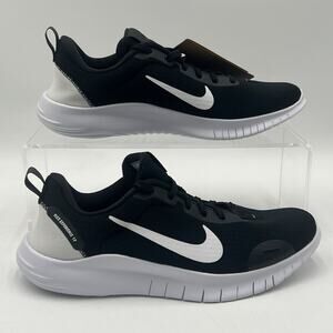 Mens Size 8.5 Nike Flex Experience RN 12 Black White Casual DV0740 004